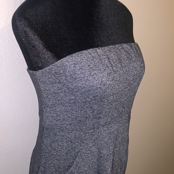 Grey Comfort Halter Dress with Pockets L - Picture 5 of 5